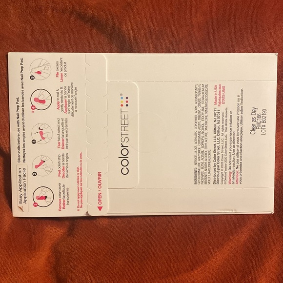 Color Street Clear as Day Top Coat Nail Set - Picture 4 of 4